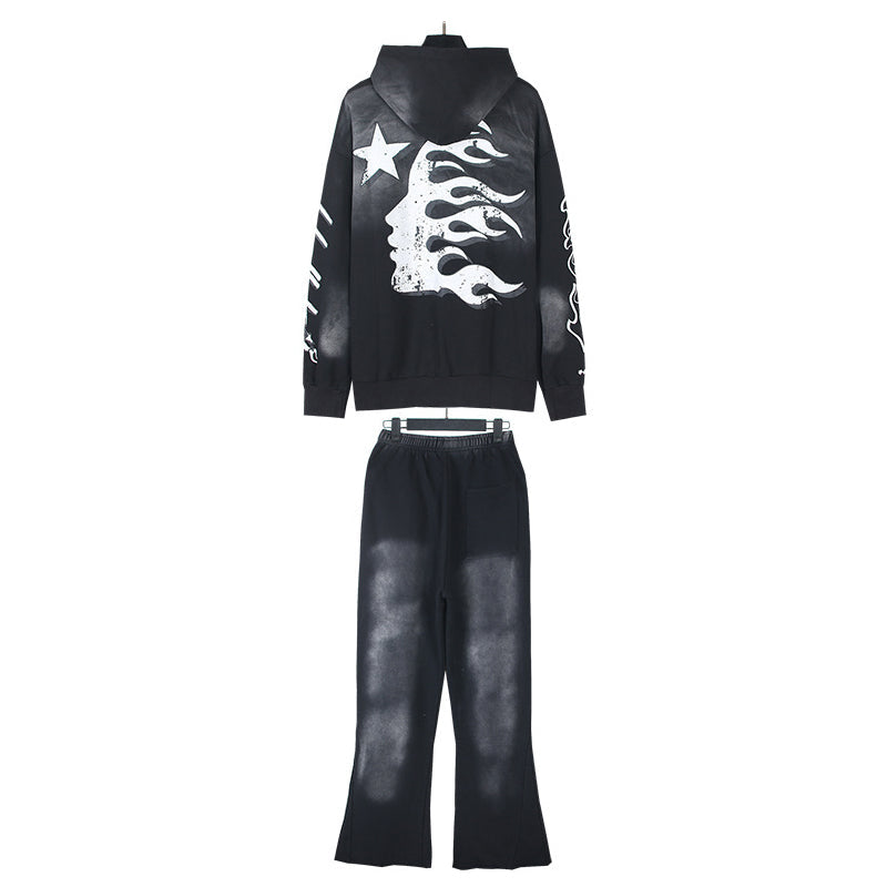 HS Hoodie And Pants Two-Piece Set