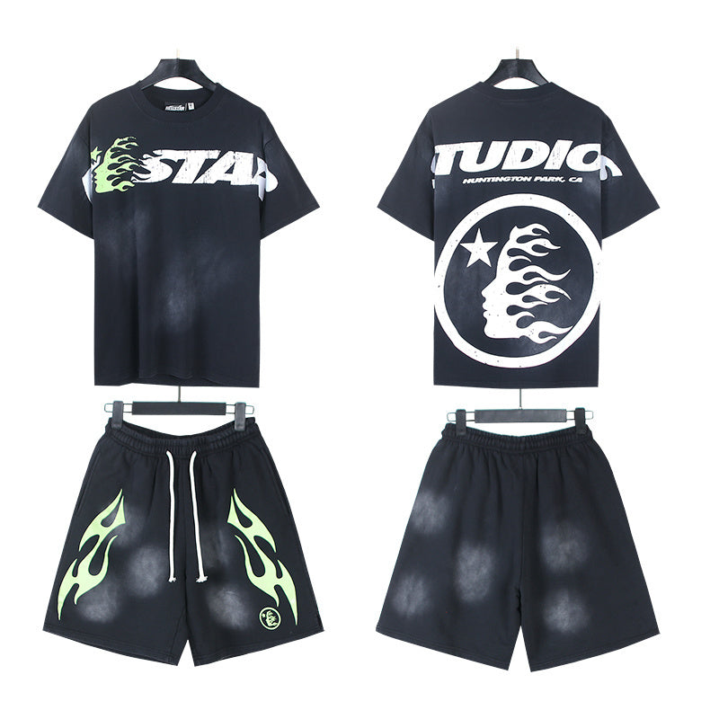 HS T-Shirt And Shorts Two-Piece Set