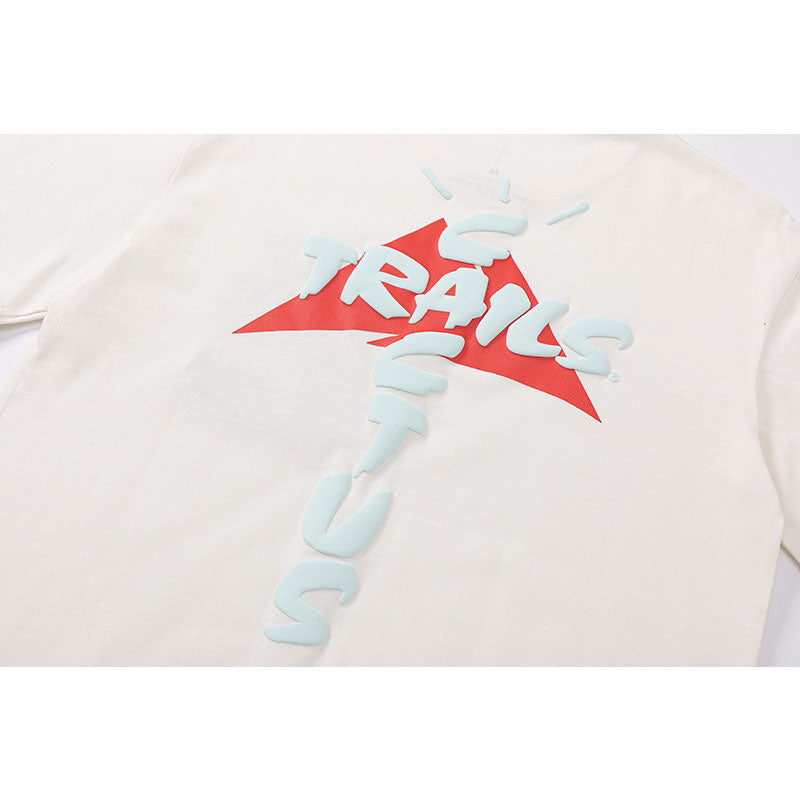 Travis Scott T-Shirt Short Sleeve T-Shirt Loose Summer Casual T-Shirt