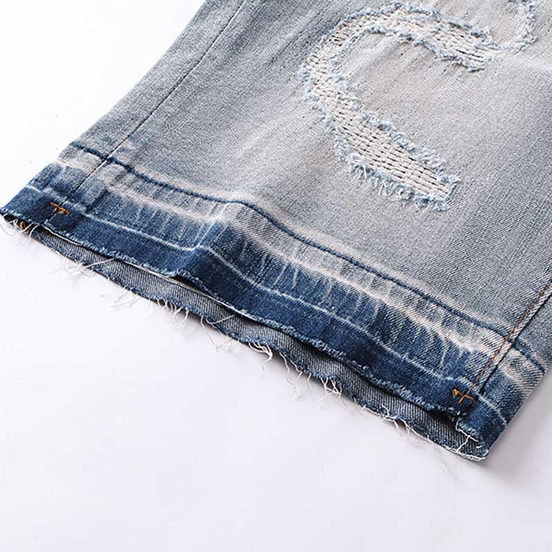 Mens trendy purple jeans, 100% cotton Denim Shorts #PU515