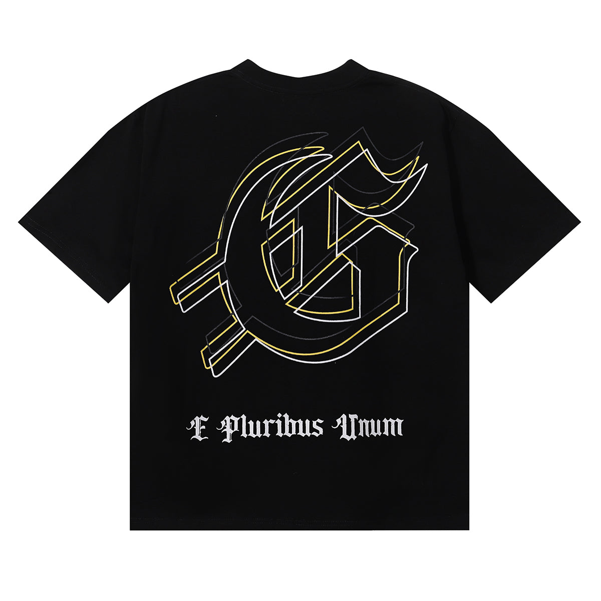 Godspeed T Shirts Spacesuit Pyramid Printing Cotton Casual Crew Neck Short Sleeve Men and Women