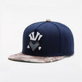 Trendy flat brimmed snapback hats spring and summer sunshade breathable