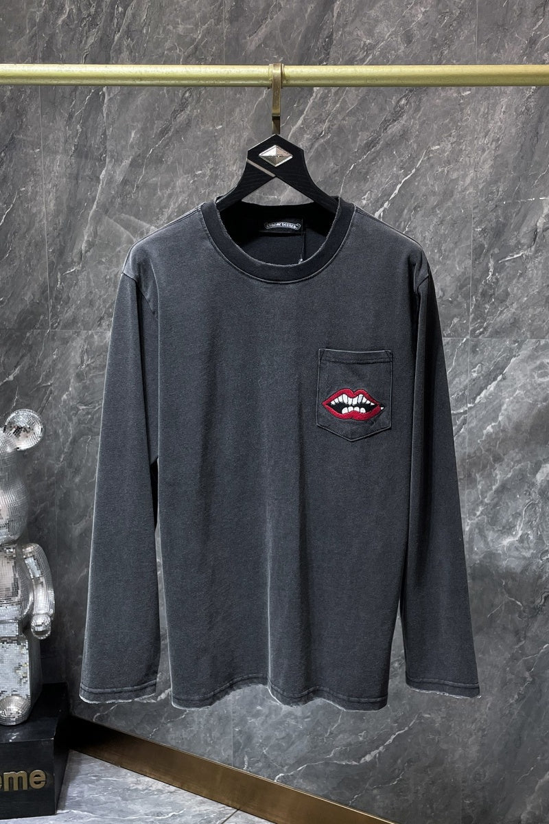 Chrome heart Long Sleeve Shirts High-quality 100% cotton streetwear