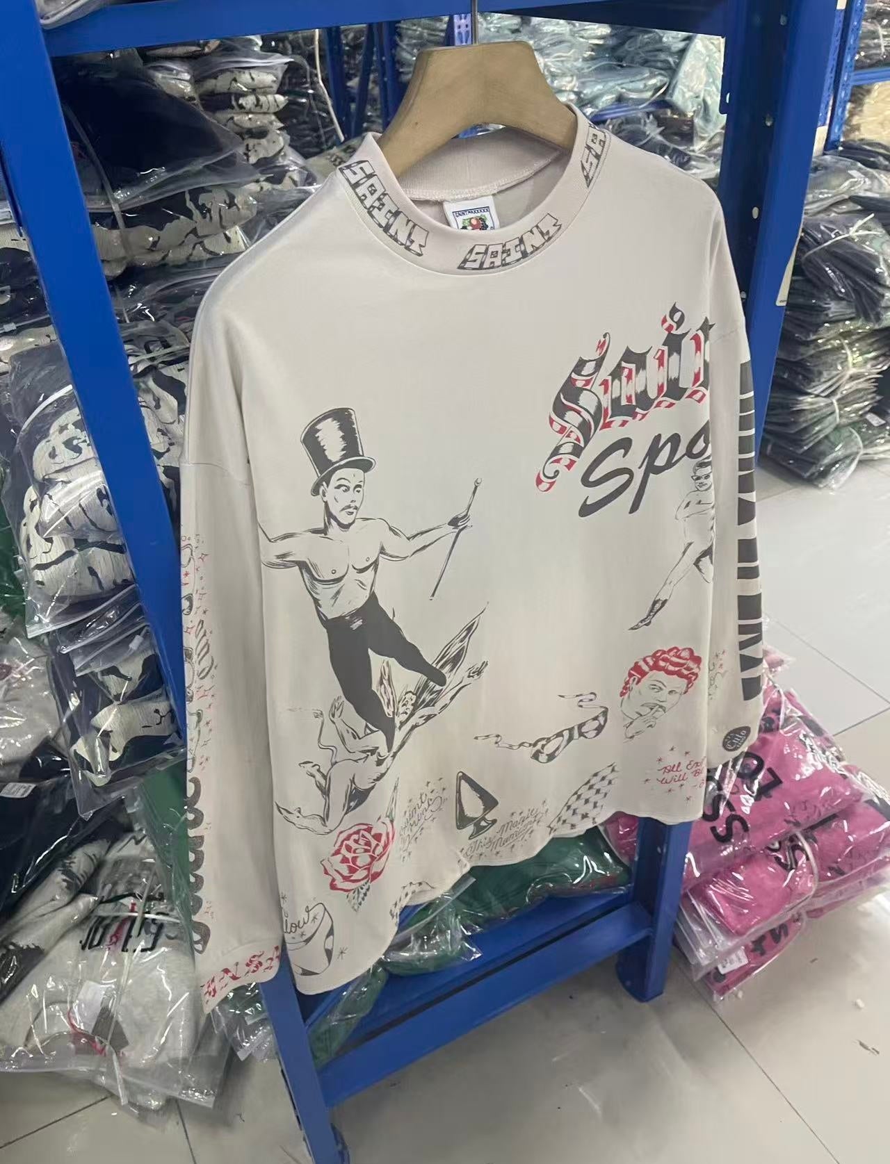 Saint Michael long sleeve shirts