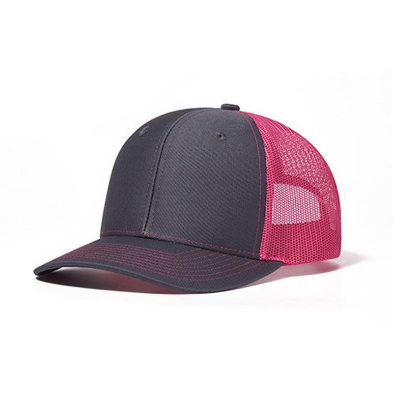 Trendy flat brimmed snapback hats sunshade net hat