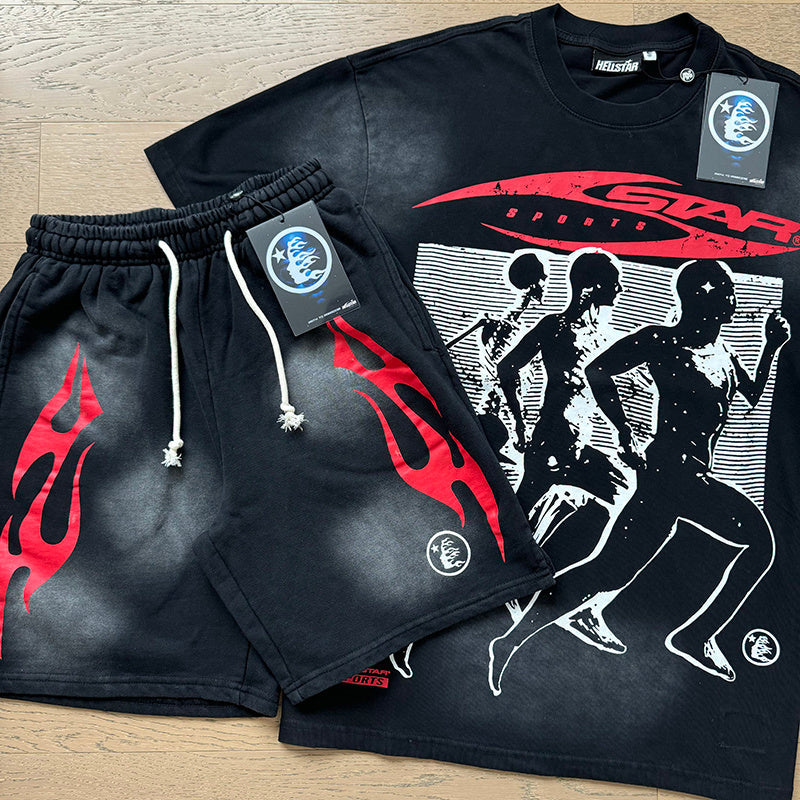 HS T-Shirt And Shorts Two-Piece Set