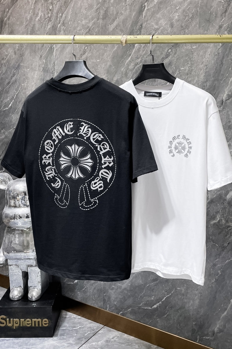 Chrome heart T shirts High-quality 100% cotton streetwear