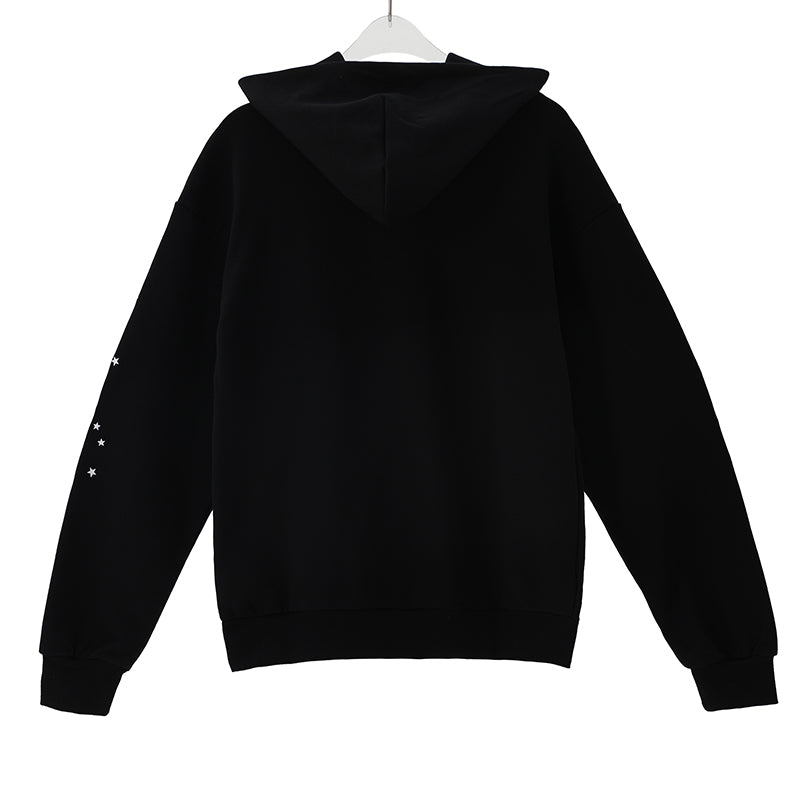 Sp5der Hoodie Cobweb Puff Print Pure Cotton