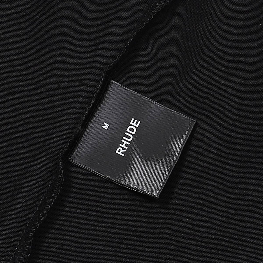 Rhude T Shirts Windowsill Seaview Printing Cotton Casual Short Sleeve Men and Women