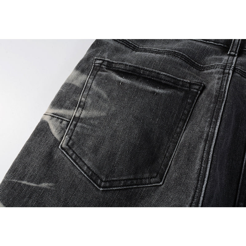 Mens trendy purple jeans, 100% cotton Pure Cotton High Street Trend