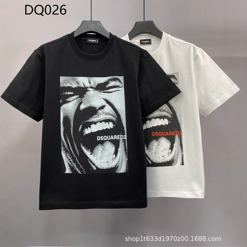 DSQ2 T Shirts emoji print