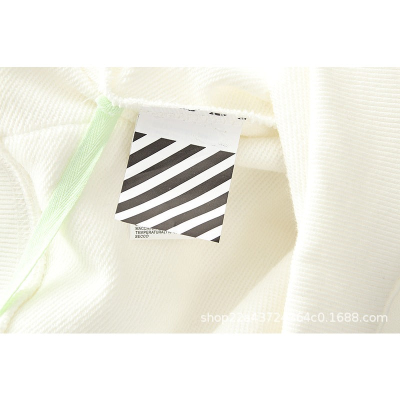 OW  hoodie Classic Arrow Strip Sleeve Hooded