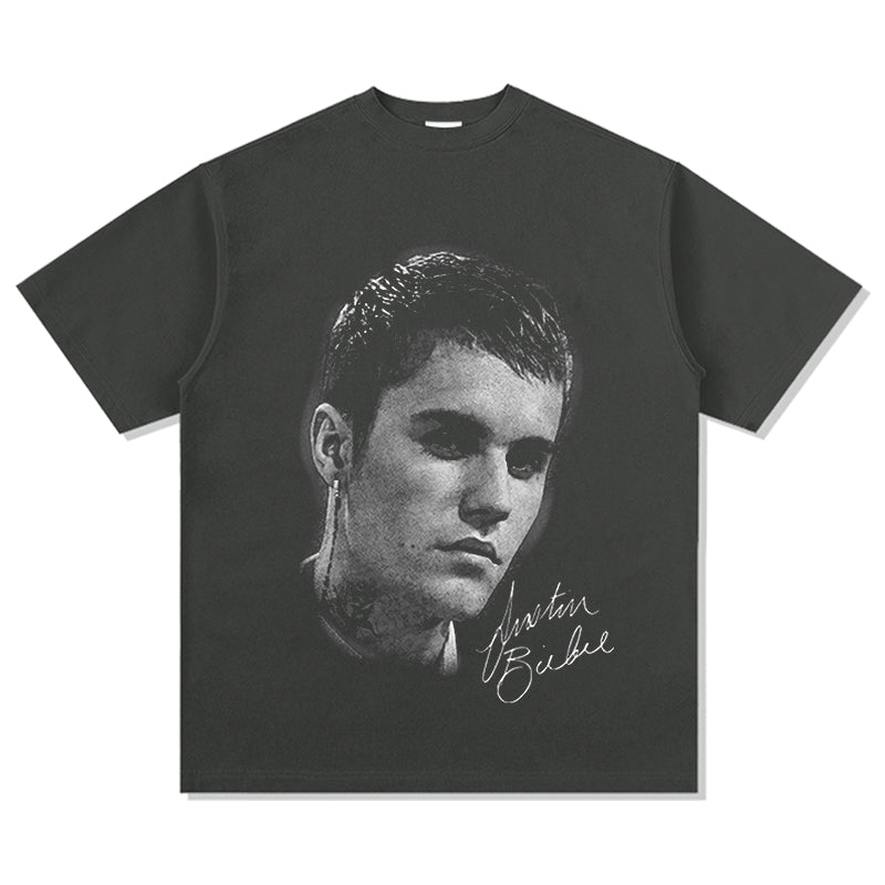 Justin Bieber Big Head T-Shirt
