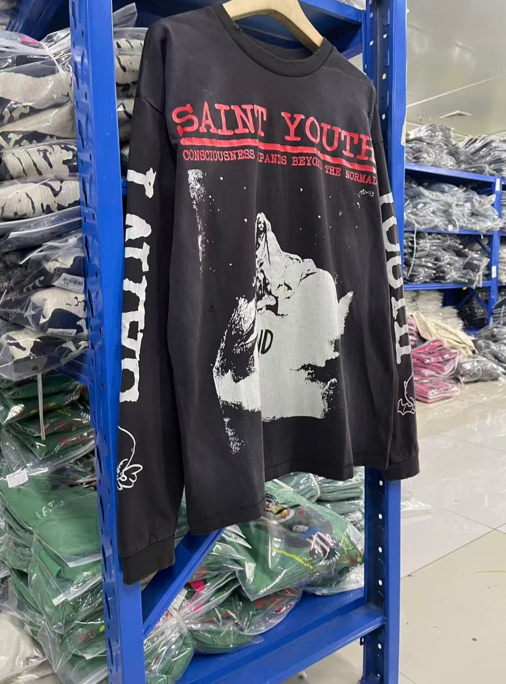 Saint Michael long sleeve shirts