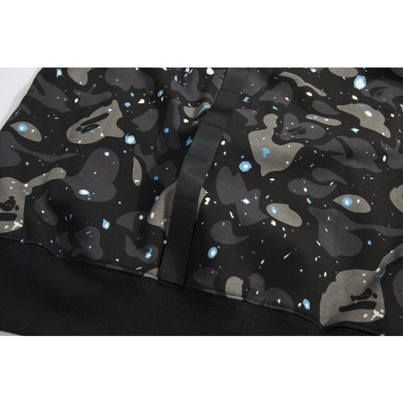 Bathing Ape Hoodie Luminous Star Print Jacket