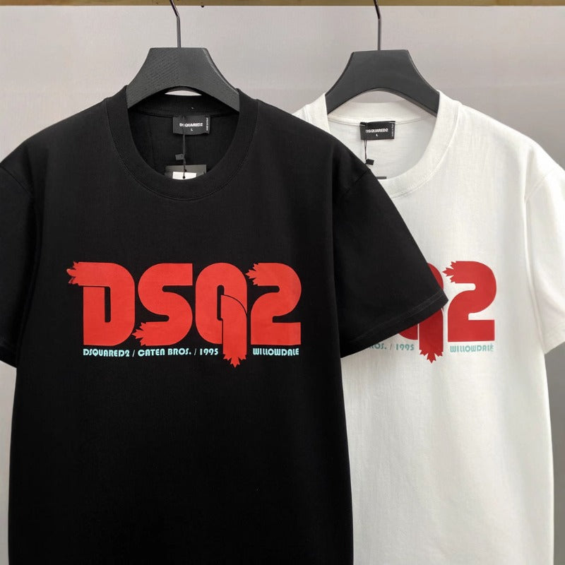 DSQ2 T Shirts Trendy Crew Neck Bottom Shirt