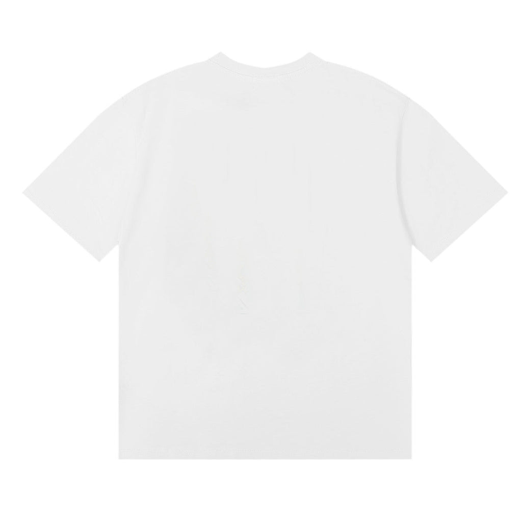 Rhude T Shirts Horse Frame Printing Cotton Casual Short Sleeve Men and Women