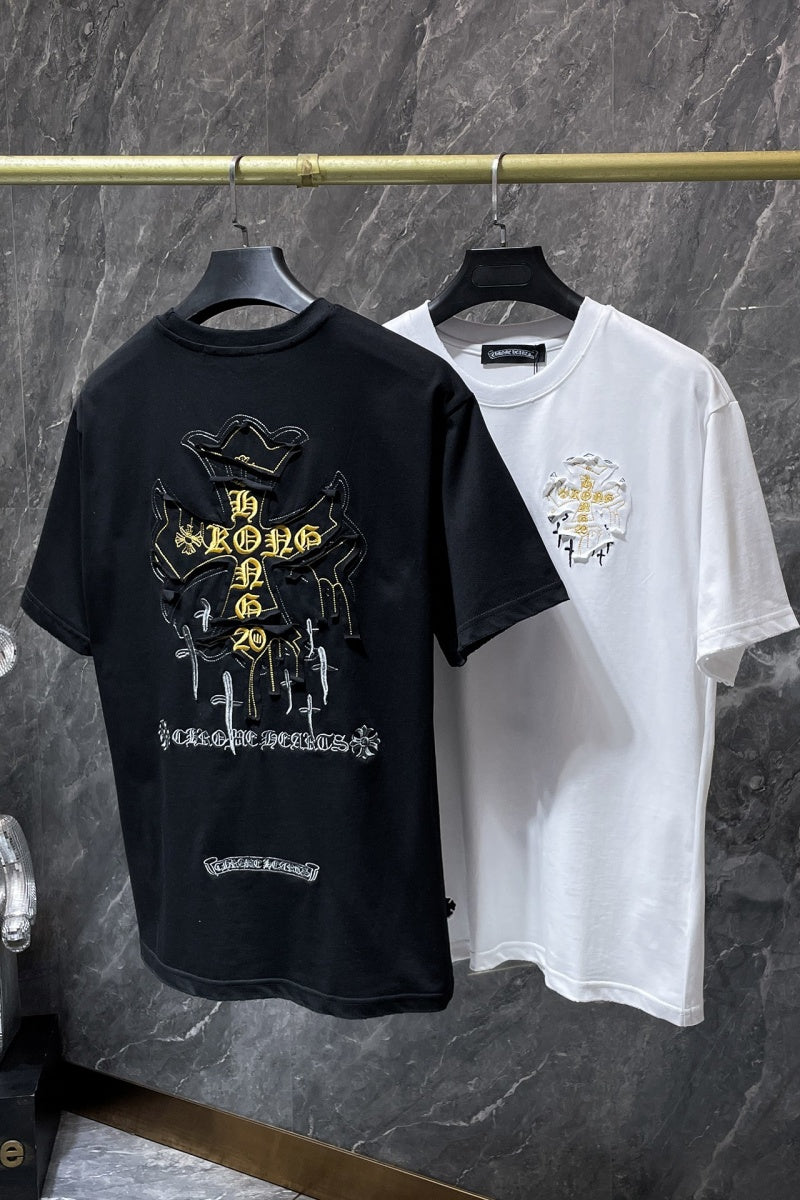 Chrome heart T shirts High-quality 100% cotton streetwear
