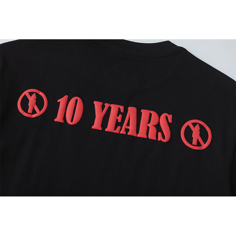 Travis Scott T Shirts FW24 DAYS BEFORE RODEO surrounding retro five-pointed star T-shirt short sleeves