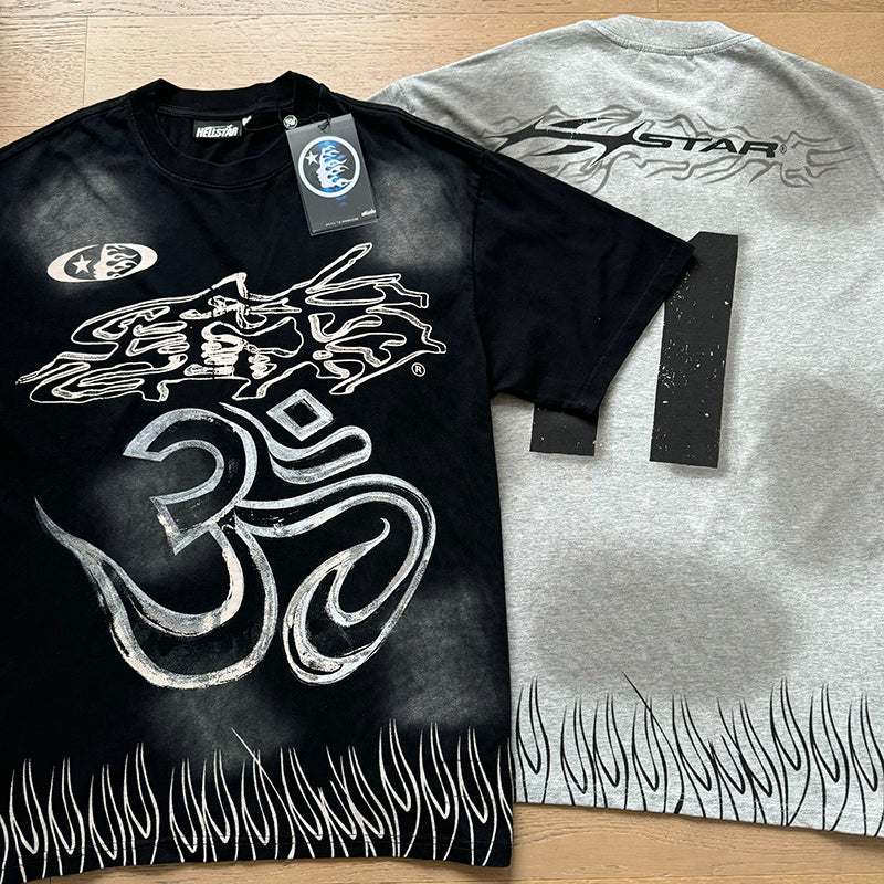 HS  T Shirts Washed Aging Process