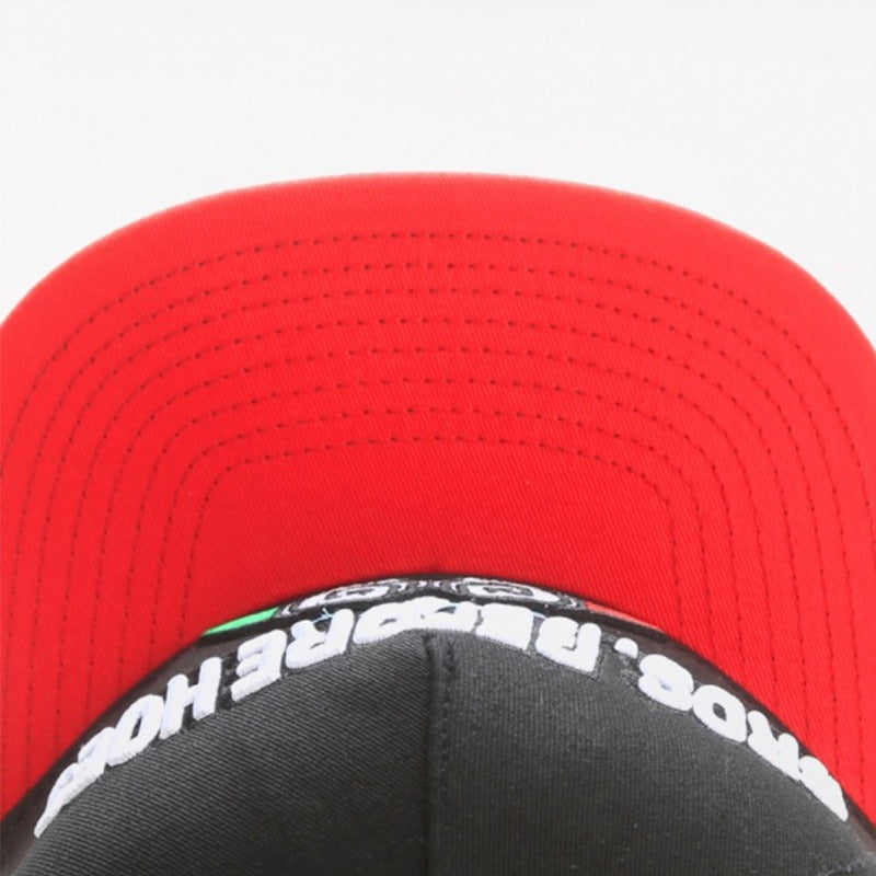 Trendy flat brimmed snapback hats adjustable