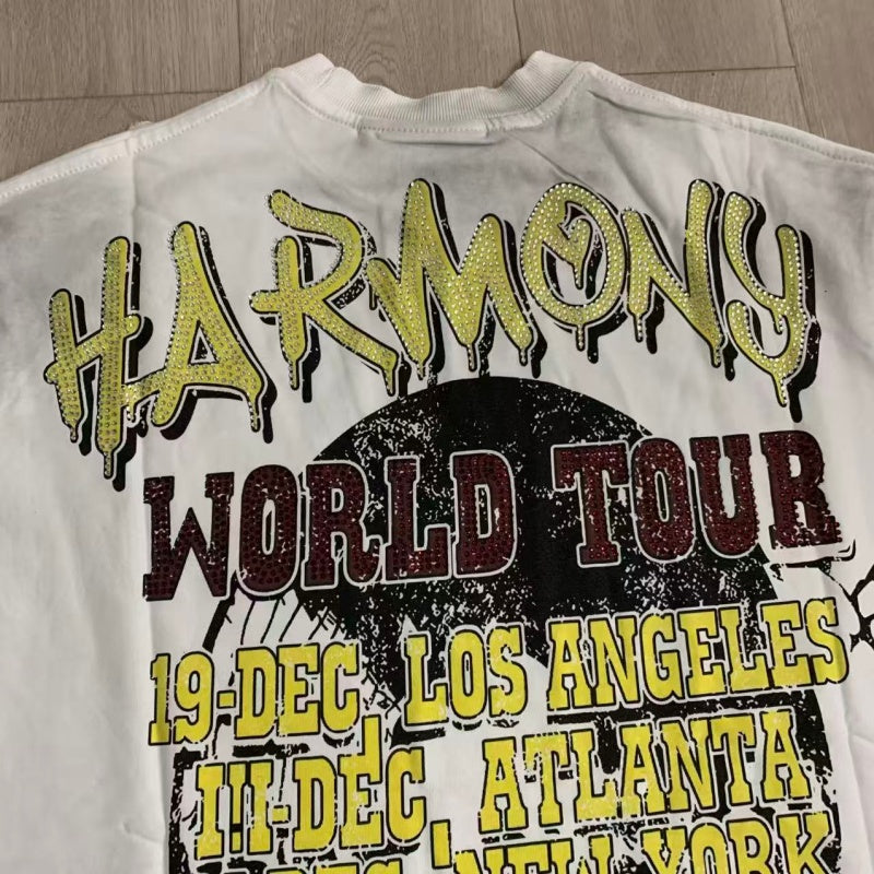 HARMONY T Shirts Street Trend Hot Diamonds