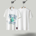Travis Scott T Shirts x Mitchell x Ness Tulane Green Wave Hand-Drawn Short Sleeve