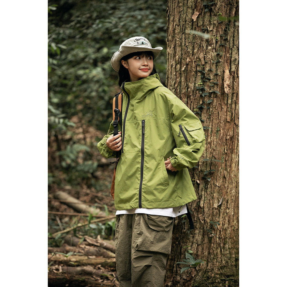 Unisex Jacket Jacket Loose Hooded Jacket Men and Women Couple Functional Style Jacket