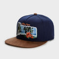 Trendy flat brimmed snapback hats greetings from hawaii sun protection shade