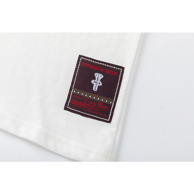 Travis Scott T Shirts x Mitchell x Ness UCLA Bruins Hand-Drawn Short Sleeve