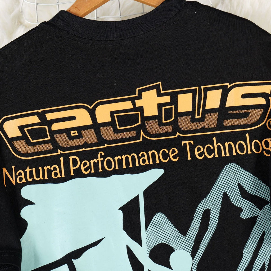 Travis Scott T-Shirt TRAVIS SCOTT CACTUS JACK Loose Crew Neck Short Sleeve