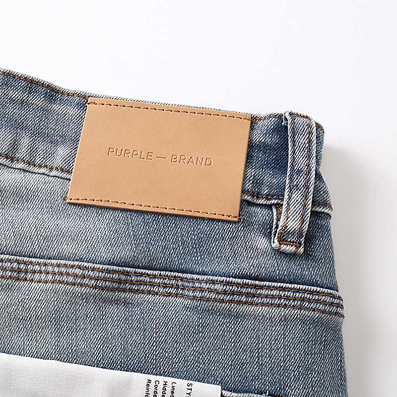 Mens trendy purple jeans, 100% cotton Denim Shorts #PU506
