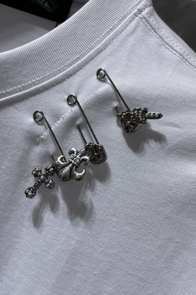 Chrome heart T shirts High-quality 100% cotton streetwear
