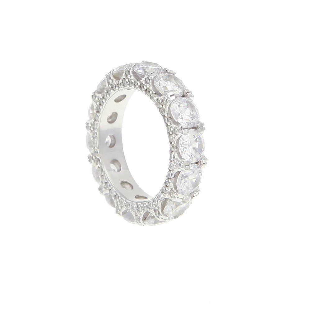 Rings Premium Claw Set AAA Zircon Ring Fashion 18K St. Valentine's Spectrum