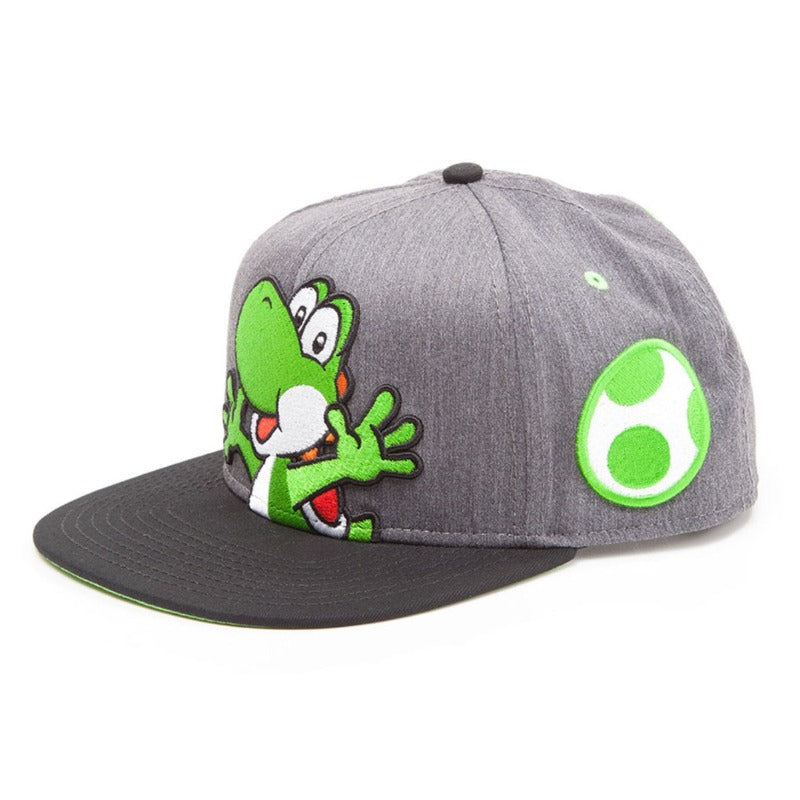 Trendy flat brimmed snapback hats cartoon sunshade