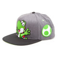 Trendy flat brimmed snapback hats cartoon sunshade