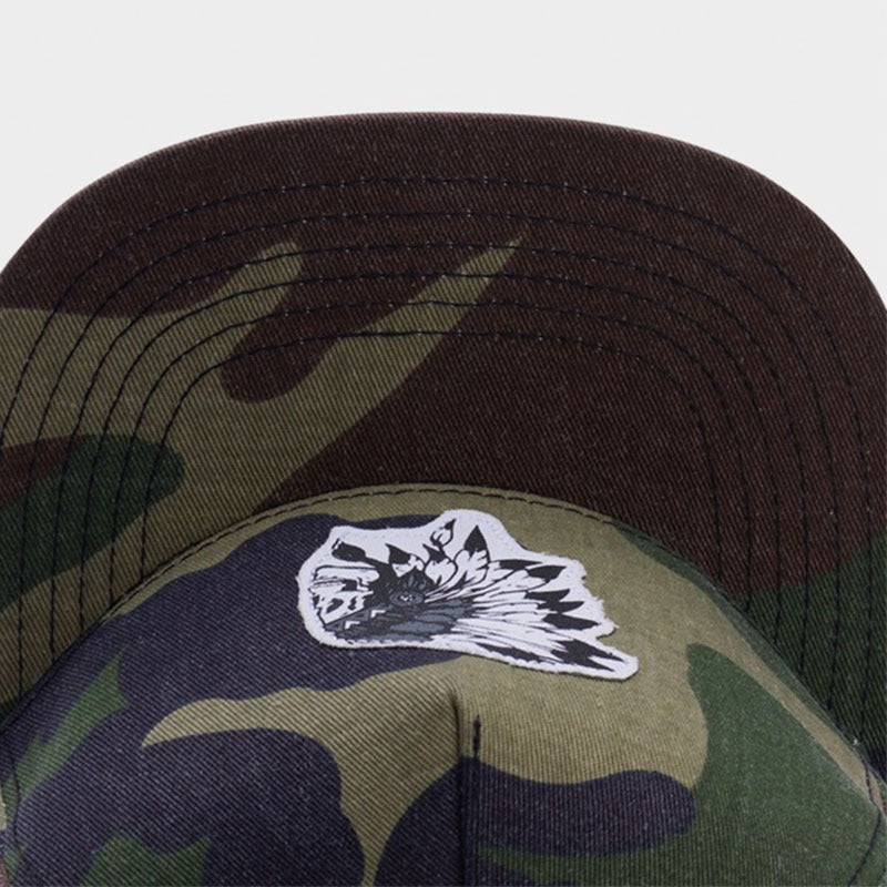 Trendy flat brimmed snapback hats camouflage