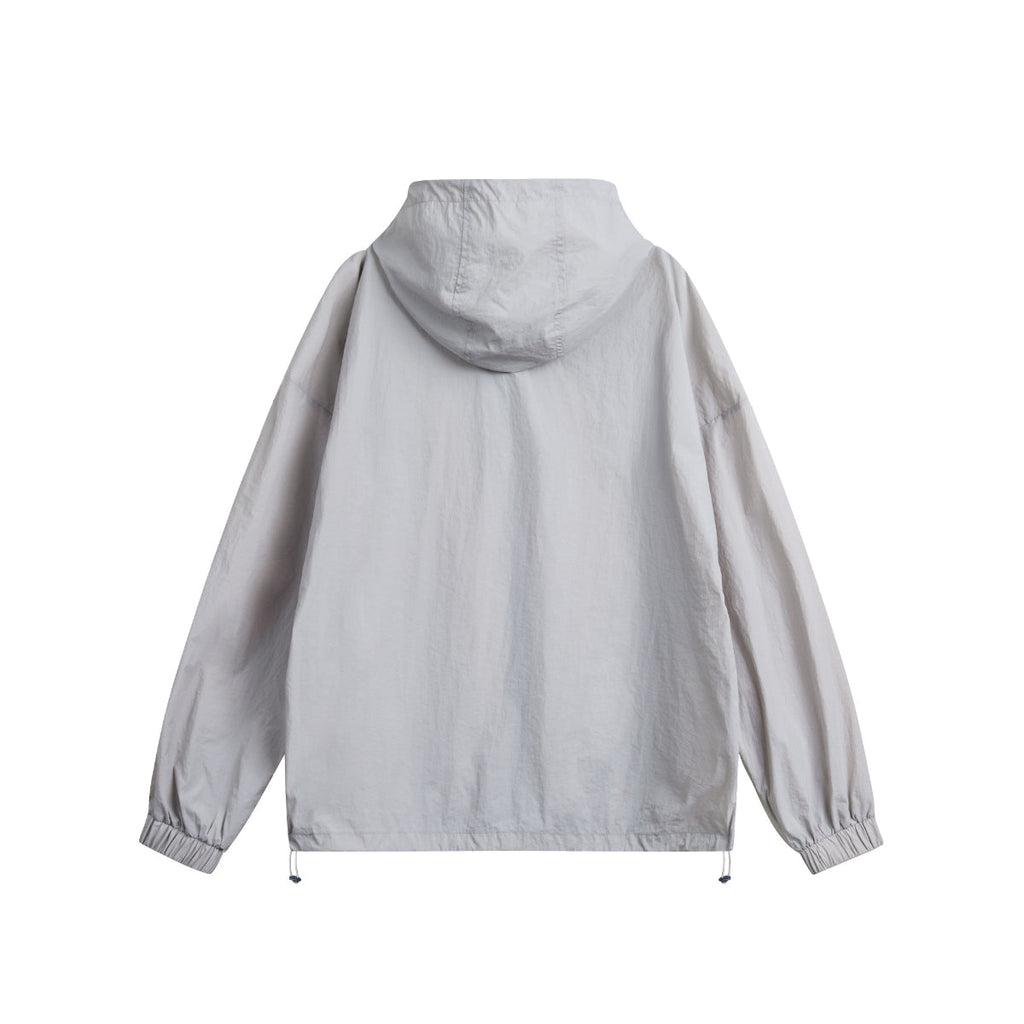 Unisex Jacket Retro Hooded Coat Jacket Sun Protection Top