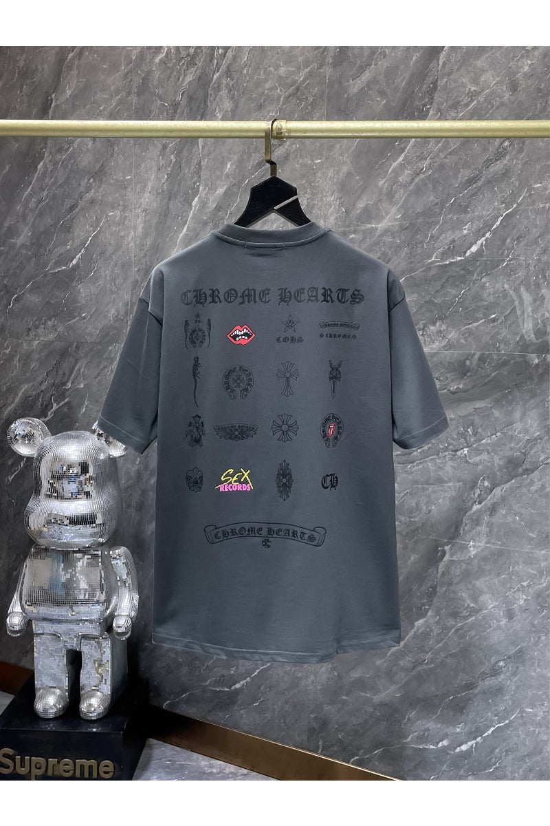Chrome heart T shirts High-quality 100% cotton streetwear