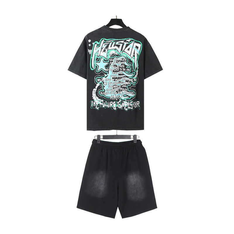 HS T-Shirt And Shorts Two-Piece Set