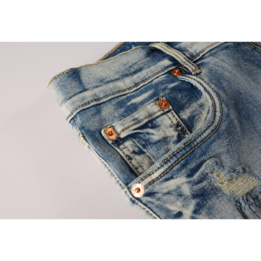 Mens trendy purple jeans, 100% cotton Pure Cotton High Street Trend