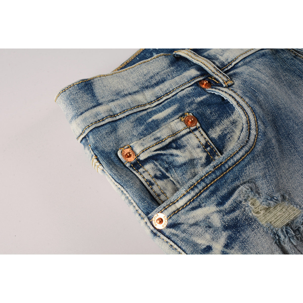 Mens trendy purple jeans, 100% cotton Pure Cotton High Street Trend
