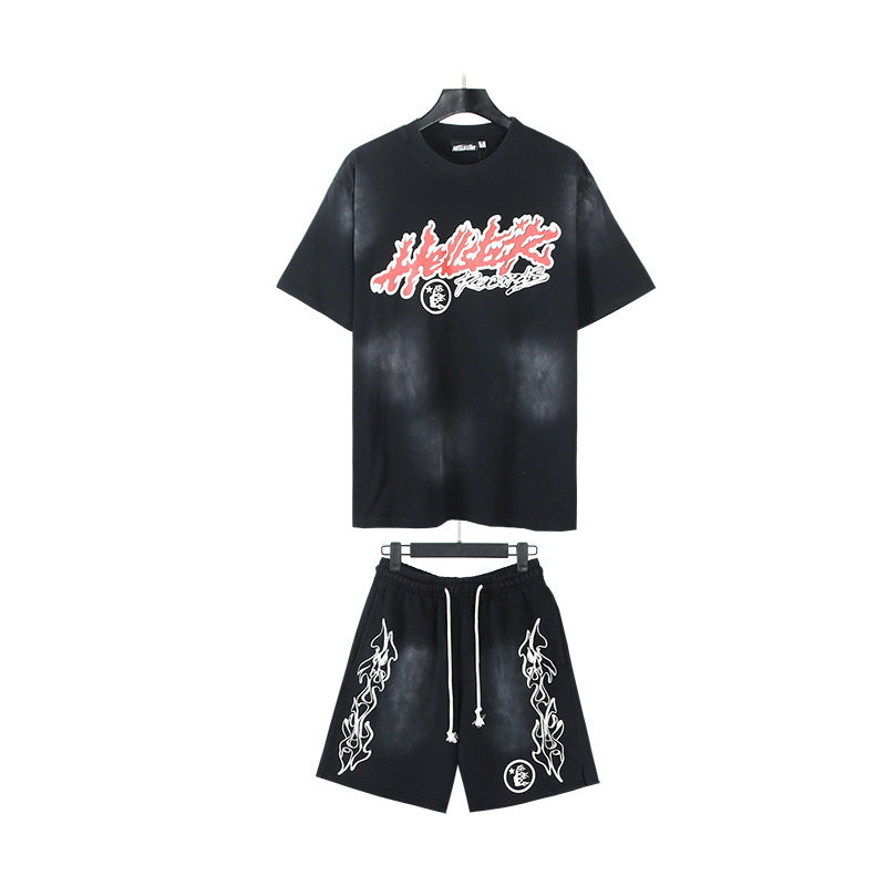 HS T-Shirt And Shorts Two-Piece Set
