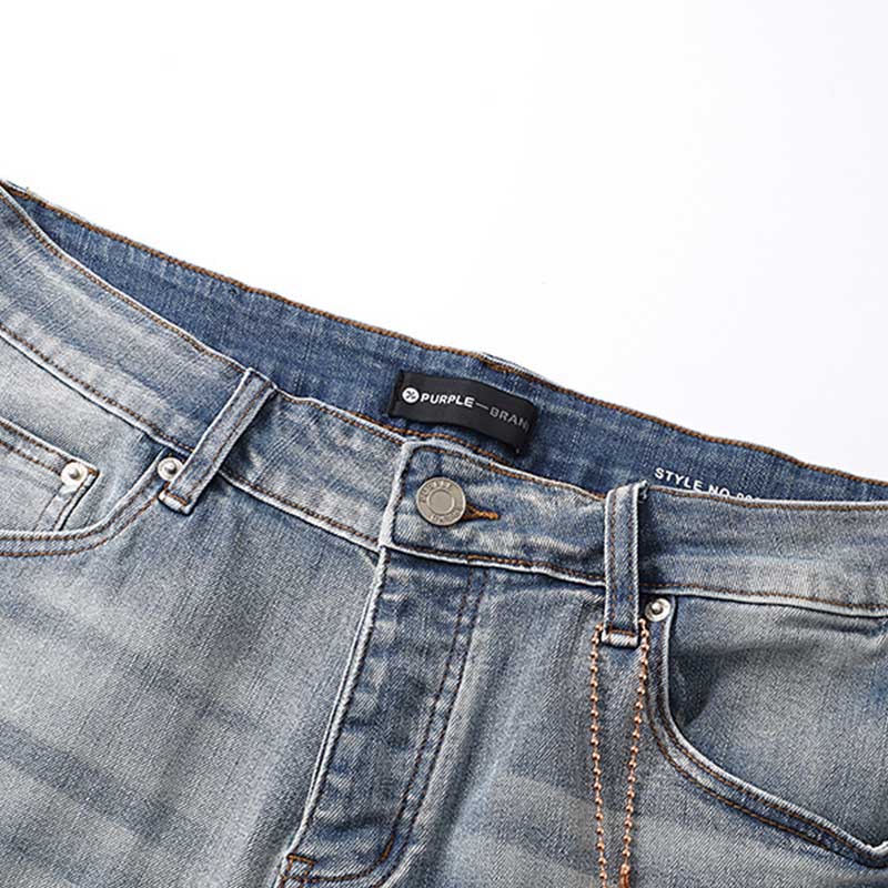 Mens trendy purple jeans, 100% cotton Denim Shorts #PU506