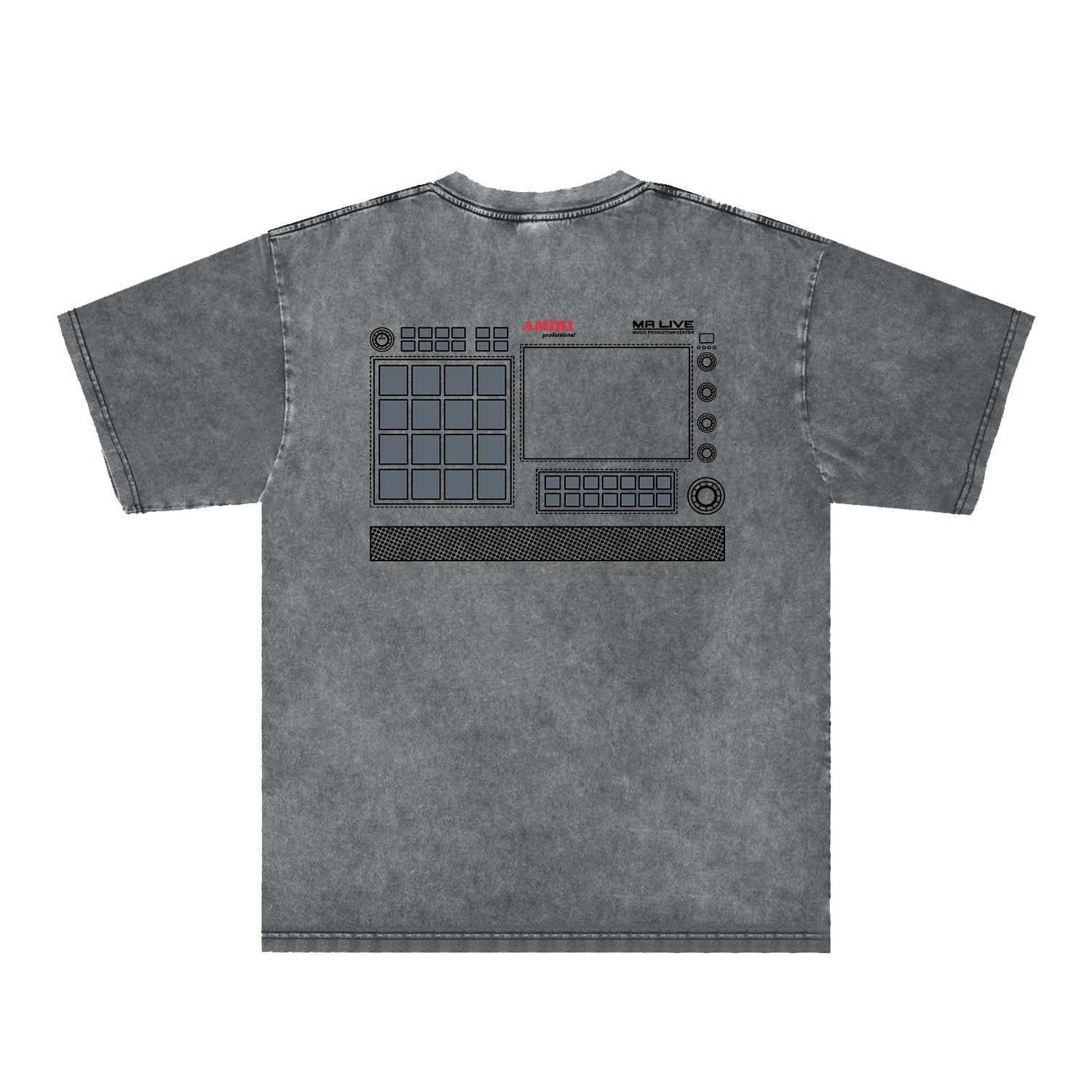 Amiri Washed Distressed T Shirt Printed Trendy Pure Cotton