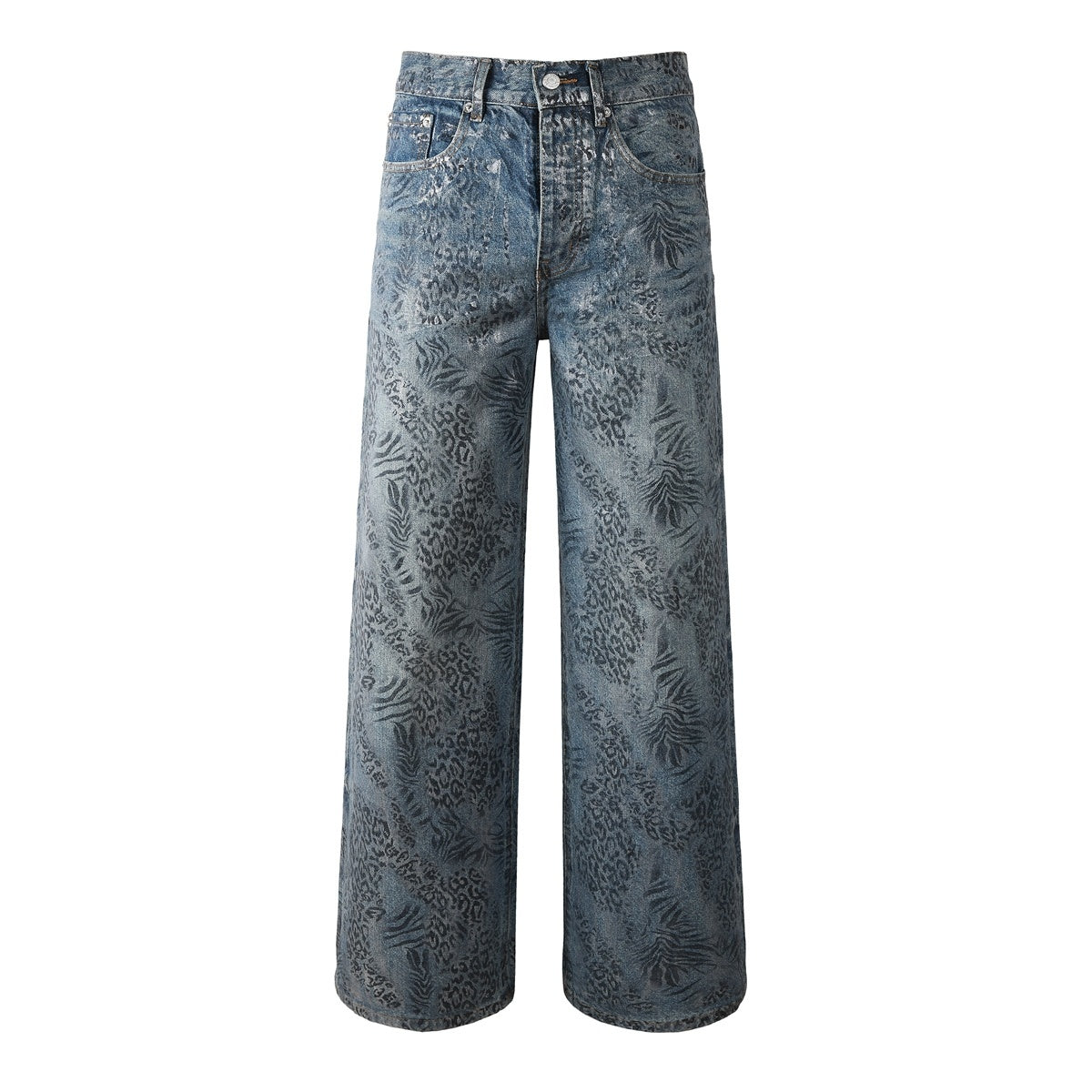 Mens trendy purple jeans, 100% cotton Jeans Rhinestones #100