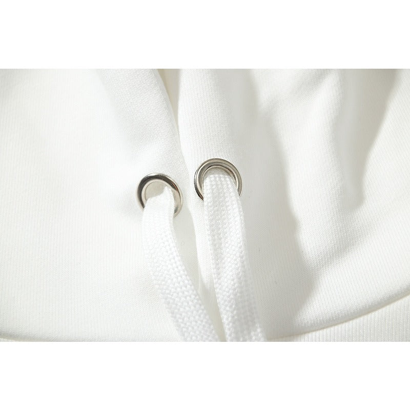 OW  hoodie embroidered plant leaf arrow hooded