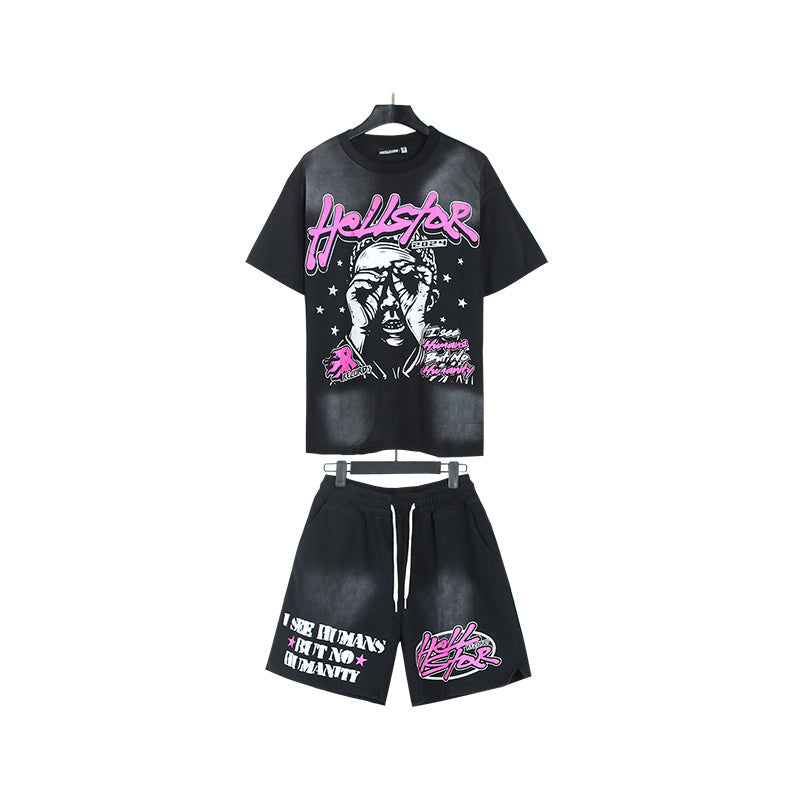 HS T-Shirt And Shorts Two-Piece Set