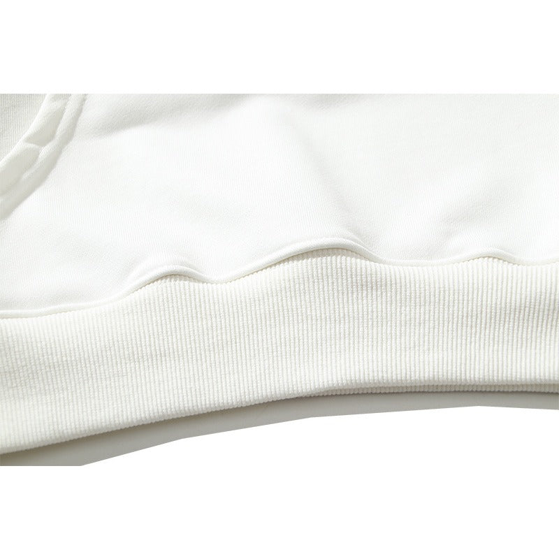 OW  hoodie embroidered plant leaf arrow hooded