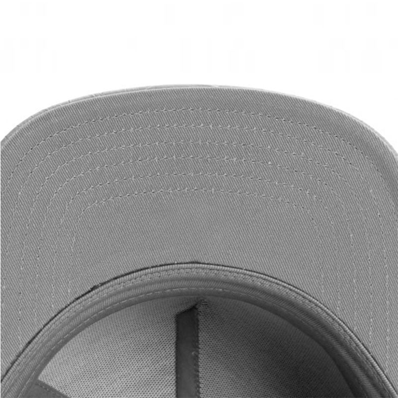 Trendy flat brimmed snapback hats blank light plate without logo